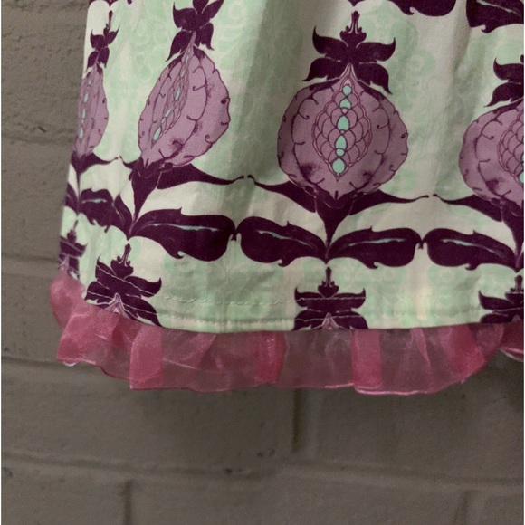 Minerva mixed print full dress  8 ( runs large ) - Picture 5 of 8